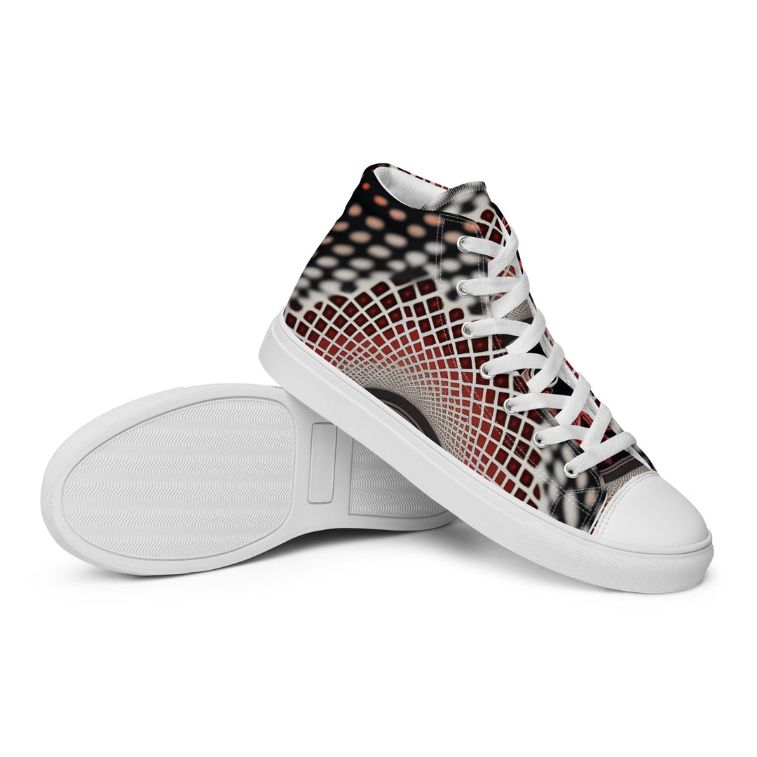 Men’s high top canvas shoes