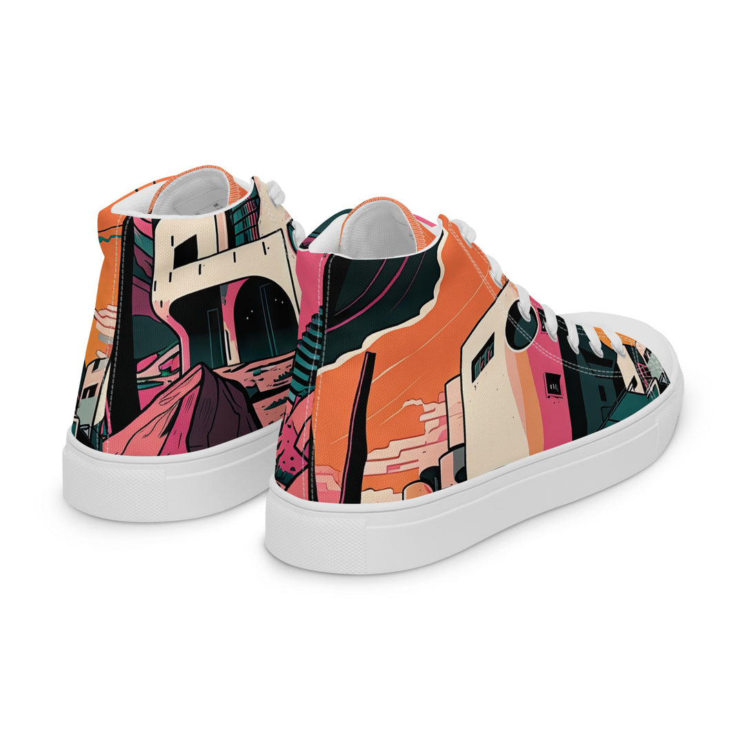 Men’s high top canvas shoes