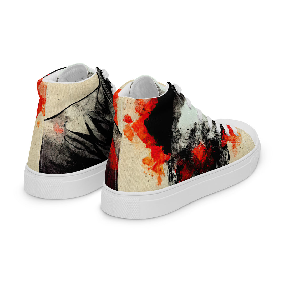 Men’s high top canvas shoes