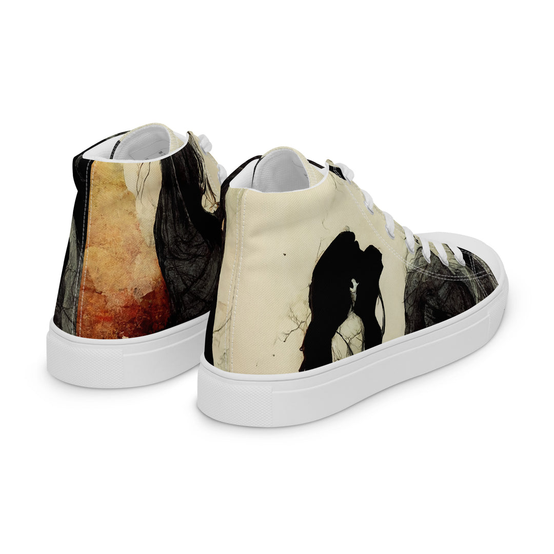 Men’s high top canvas shoes