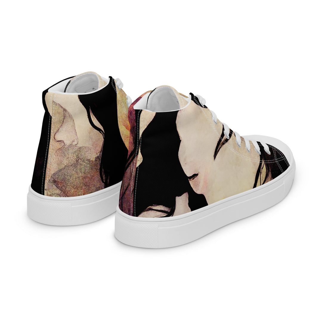 Men’s high top canvas shoes