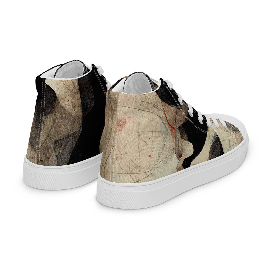 Men’s high top canvas shoes