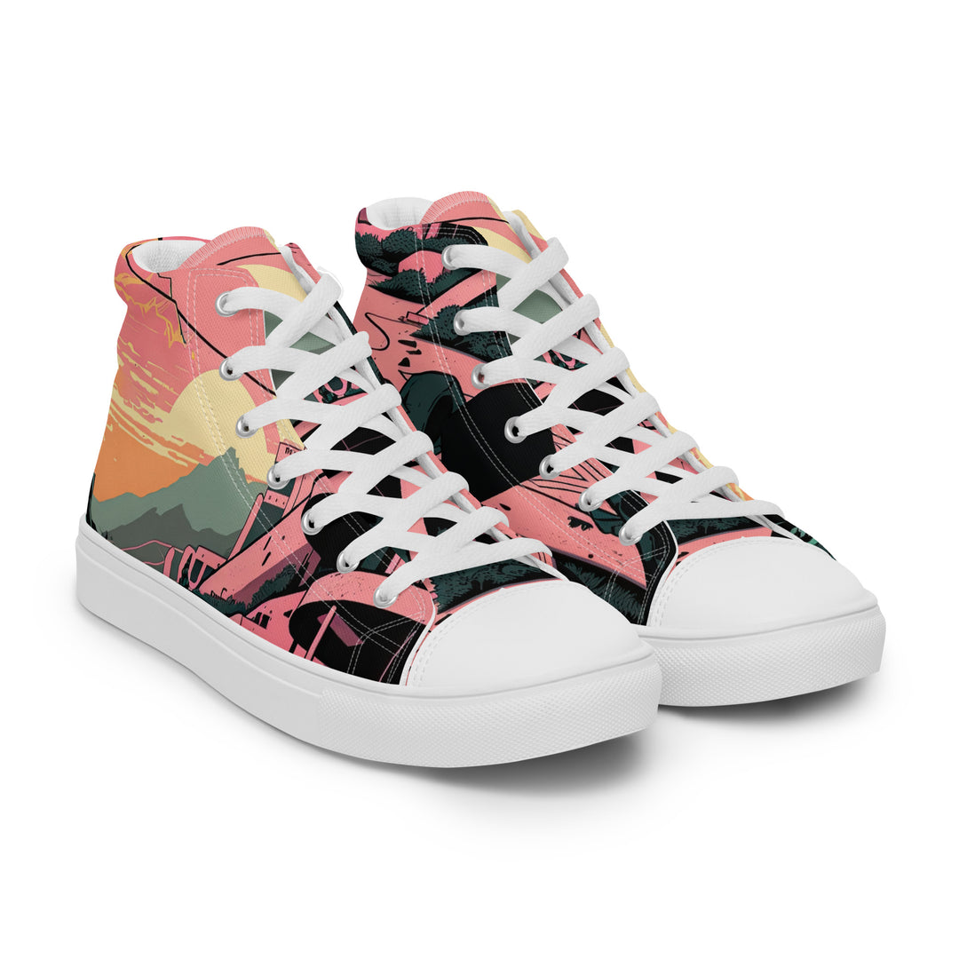 Men’s high top canvas shoes