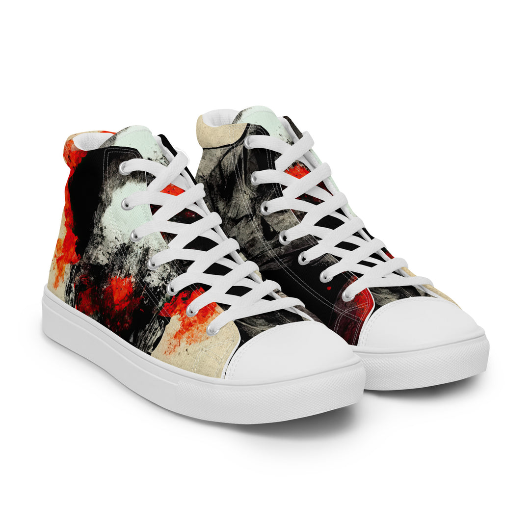 Men’s high top canvas shoes