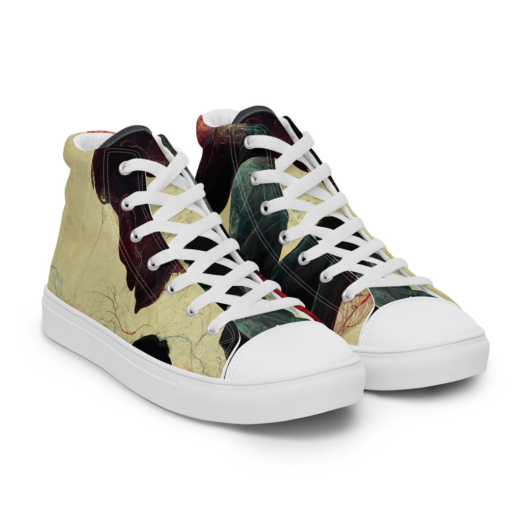 Men’s high top canvas shoes