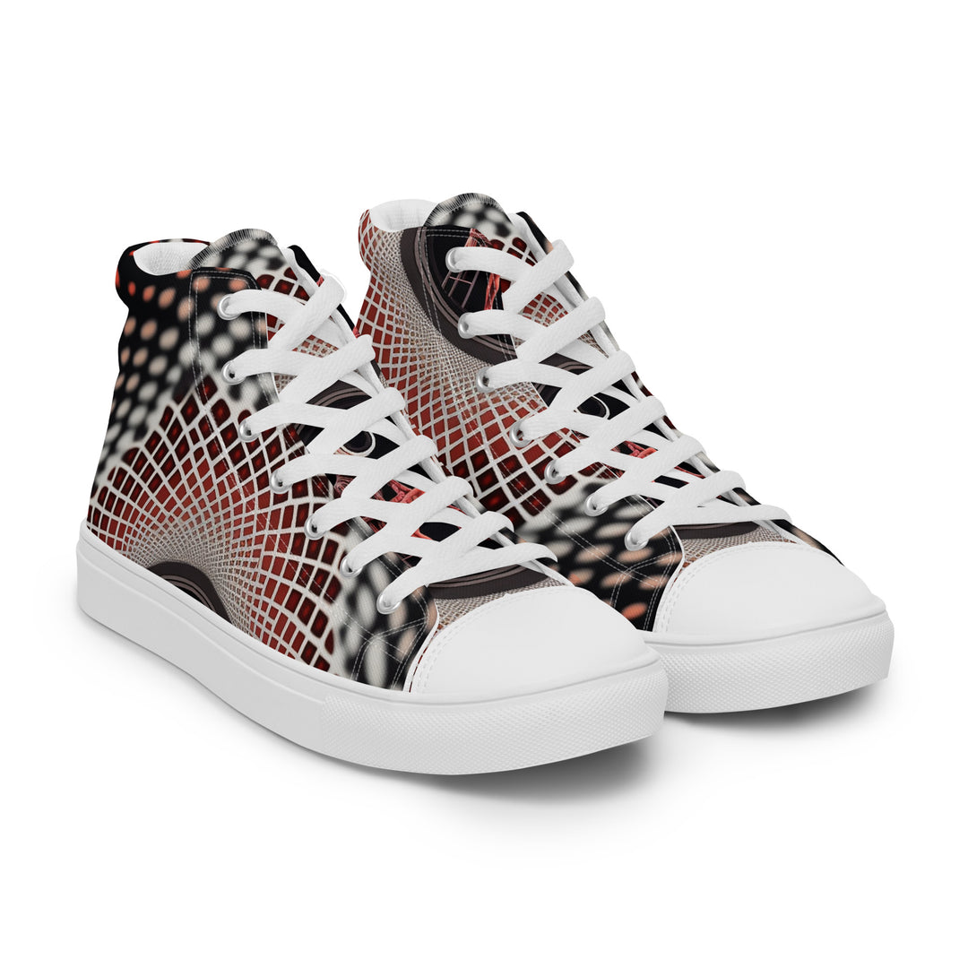 Men’s high top canvas shoes