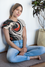 Load image into Gallery viewer, All-Over Print Crop Tee
