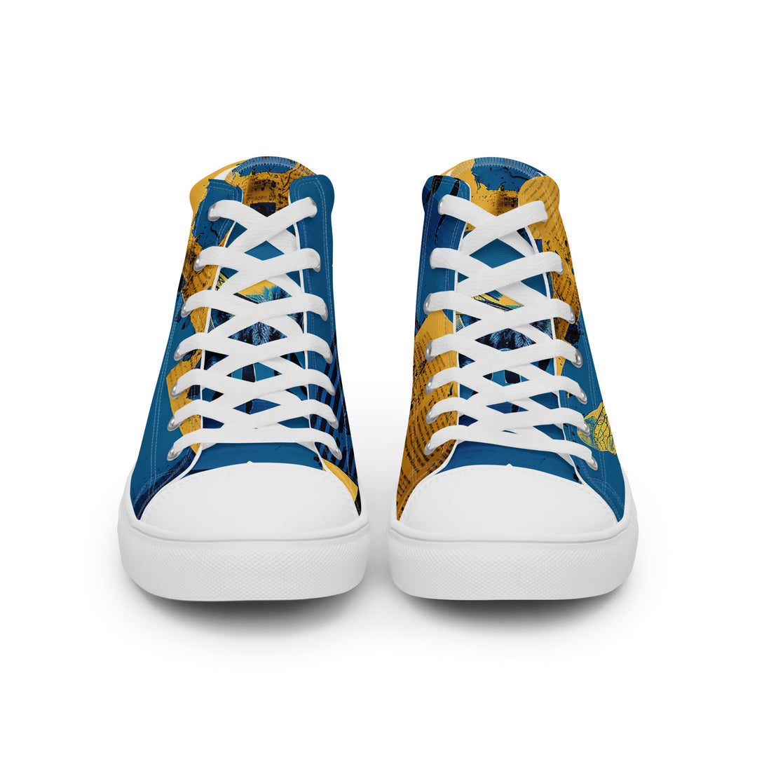 Women’s high top canvas shoes