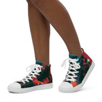 Load image into Gallery viewer, Women’s high top canvas shoes
