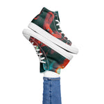 Load image into Gallery viewer, Women’s high top canvas shoes
