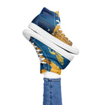 Load image into Gallery viewer, Women’s high top canvas shoes
