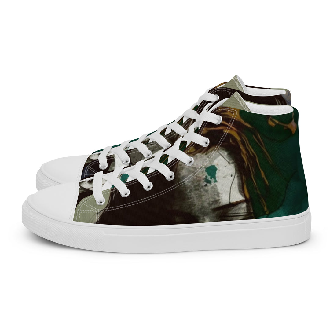 Women’s high top canvas shoes