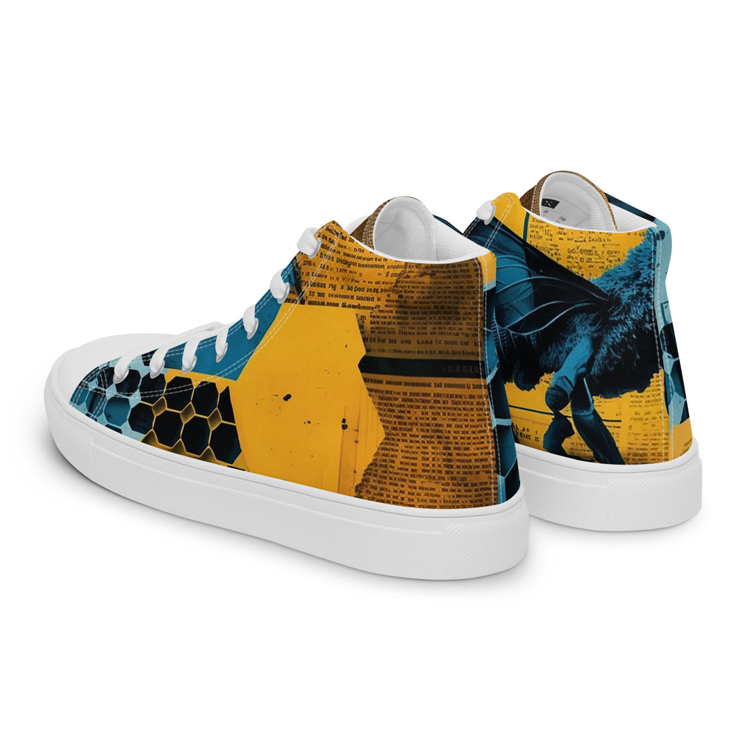 Women’s high top canvas shoes