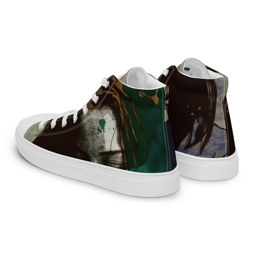 Women’s high top canvas shoes