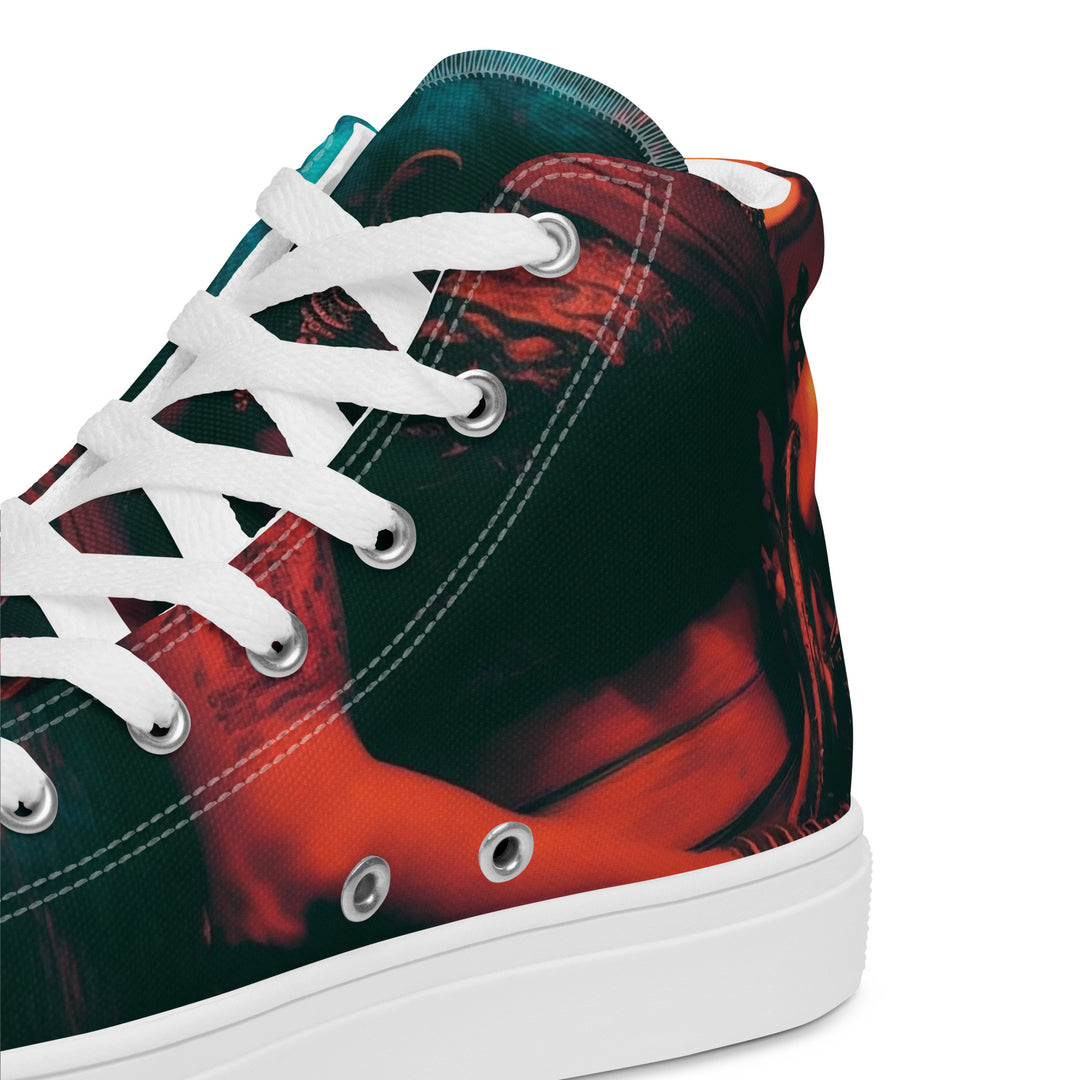 Women’s high top canvas shoes