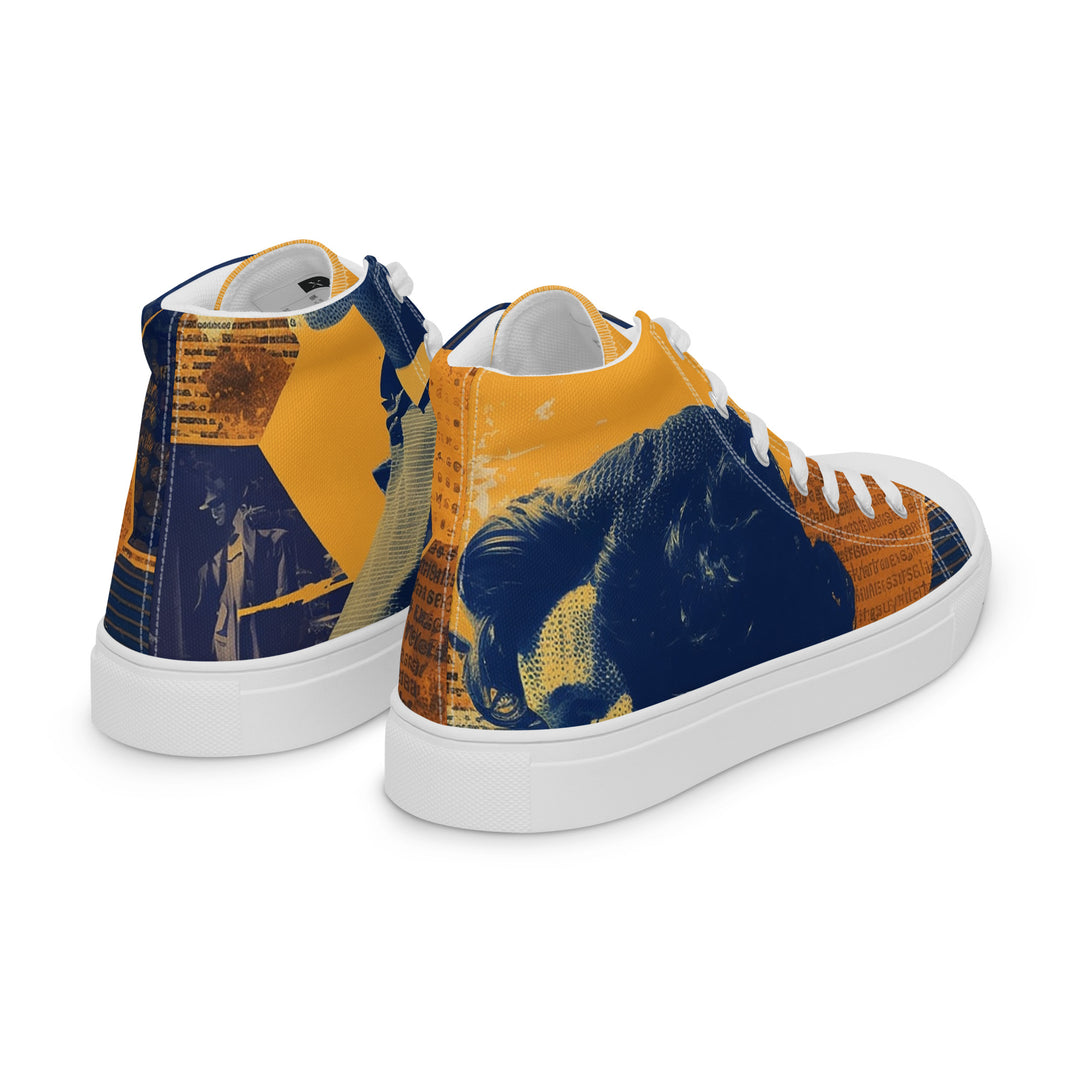 Women’s high top canvas shoes