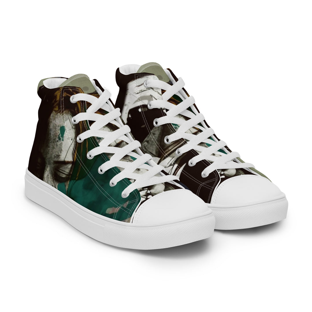 Women’s high top canvas shoes