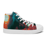 Load image into Gallery viewer, Women’s high top canvas shoes
