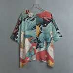 Load image into Gallery viewer, All-Over Print Women&#39;s Bat Sleeve Shirt
