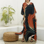 Load image into Gallery viewer, All-Over Print Women&#39;s Imitation Silk V-neck Kaftan Robe
