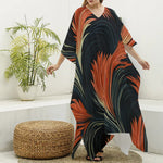 Load image into Gallery viewer, All-Over Print Women&#39;s Imitation Silk V-neck Kaftan Robe
