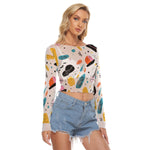 Load image into Gallery viewer, All-Over Print Women&#39;s Mesh Long Sleeves T-shirt
