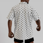 Load image into Gallery viewer, All-Over Print Men&#39;s Short Sleeve Polo Shirt With Button Closure
