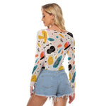 Load image into Gallery viewer, All-Over Print Women&#39;s Mesh Long Sleeves T-shirt
